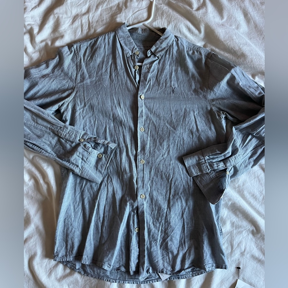 All Saints ‘Morro’ LS Shirt; XS